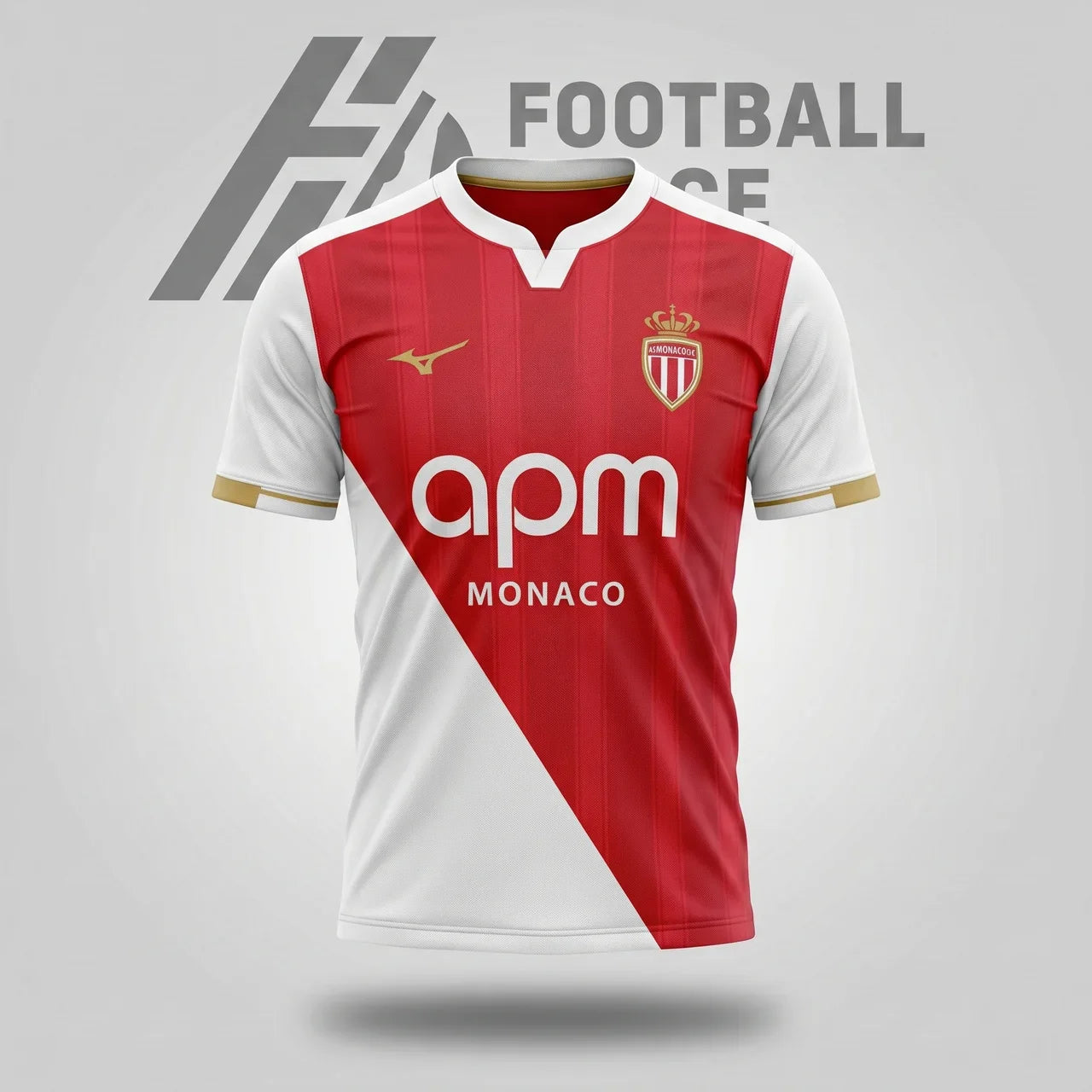 AS Monaco 2025/26 - Maillot Domicile | Football Place